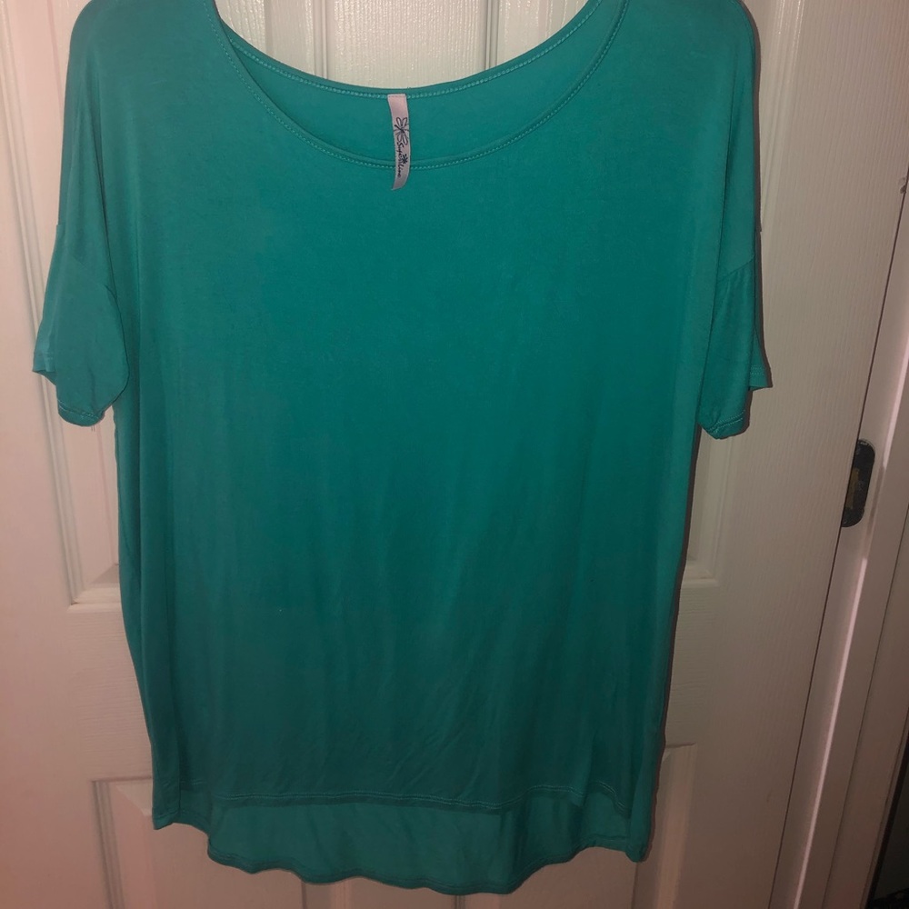 Turquoise short sleeve